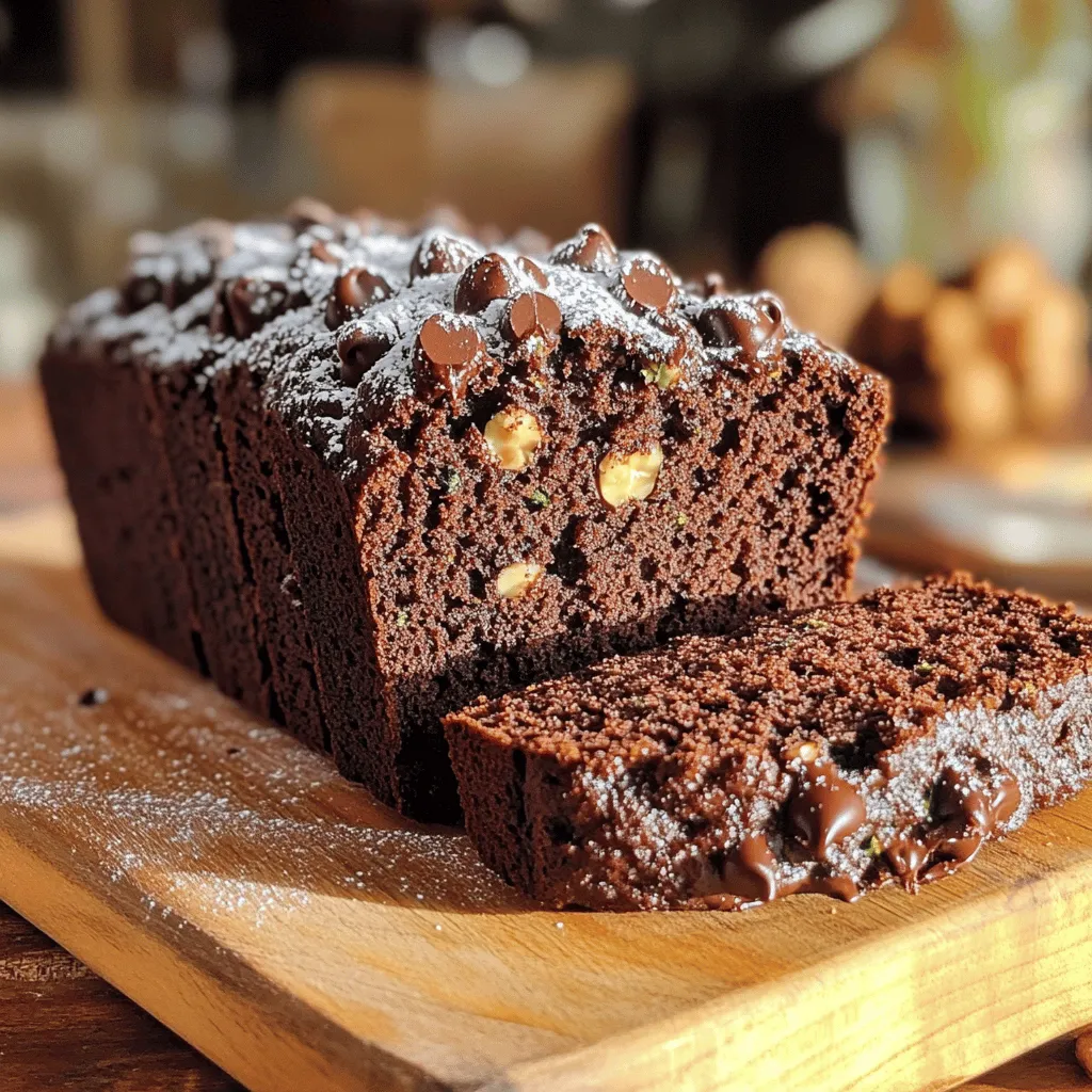 Schokoladen-Zucchini-Brot Saftig und Einfach Genießen