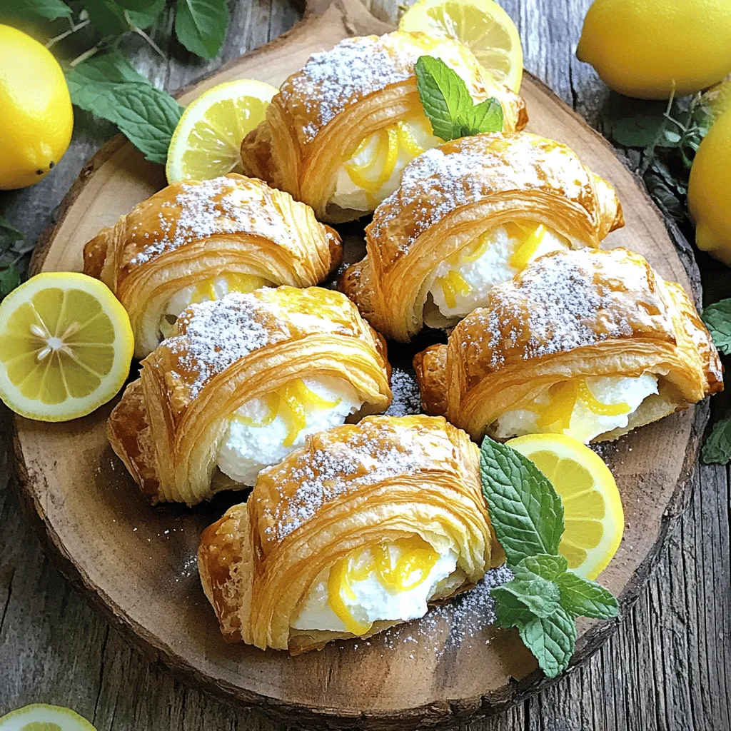 - 1 Packung frischer Croissant-Teig (8 Rollen) - 200 g Frischkäse - 100 g Puderzucker