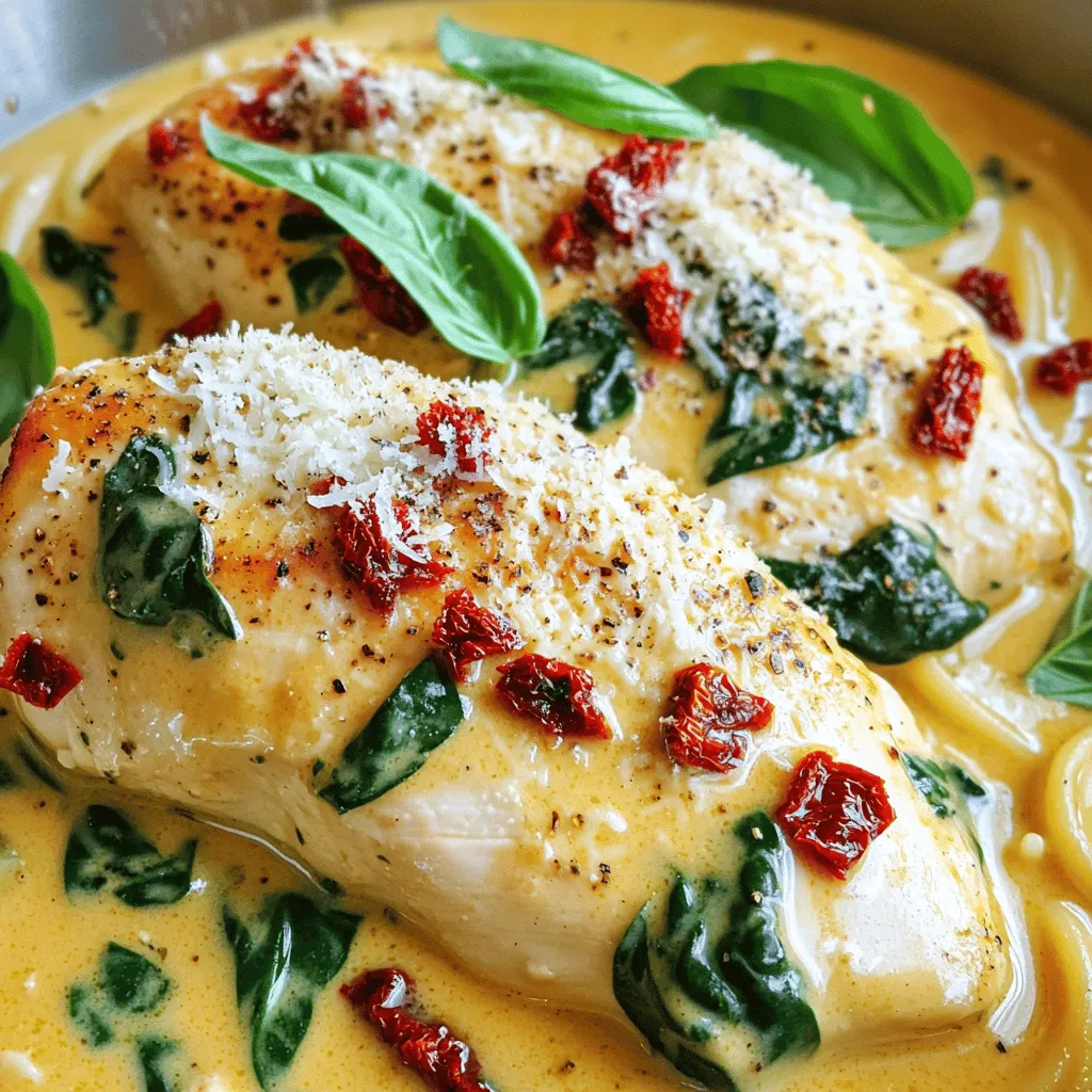 Slow Cooker Tuscan Chicken Einfach und Köstlich