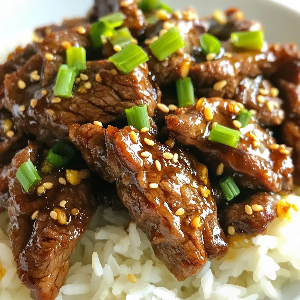 Crispy Mongolian Beef Einfaches und Köstliches Rezept