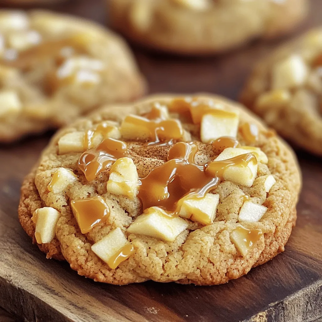 Caramel Apple Cookies Crumbl Copycat Leckerer Genuss