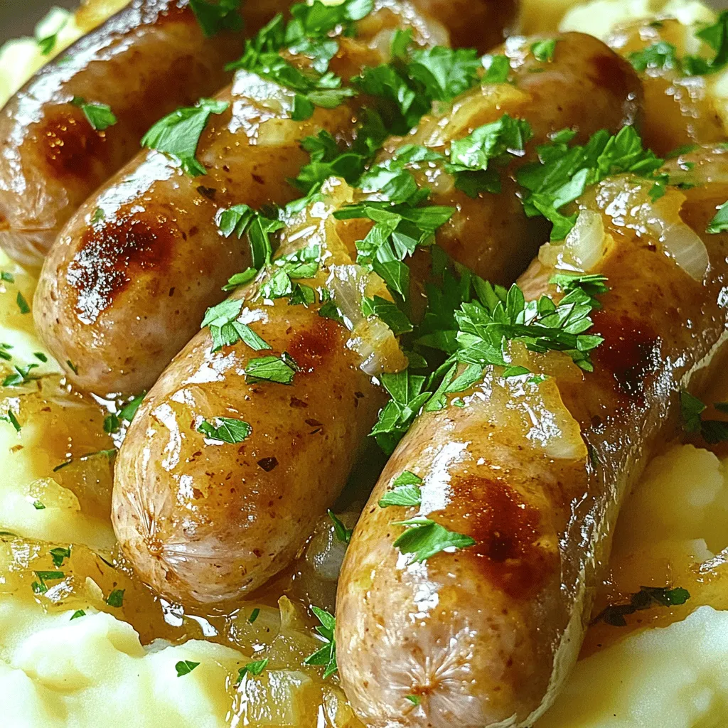 Einfaches Bangers And Mash Rezept Schnelle Zubereitung
