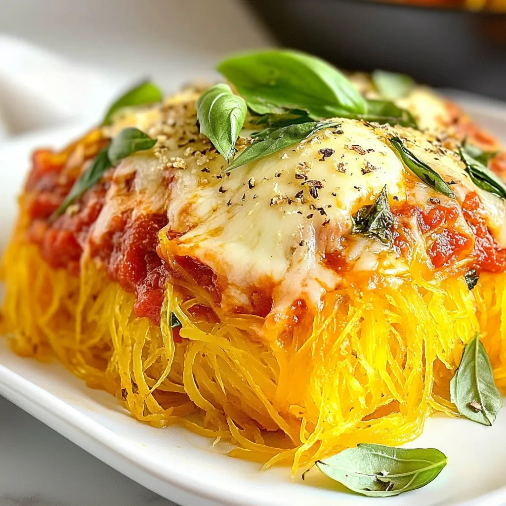 Oven Baked Spaghetti Squash Einfaches Rezept