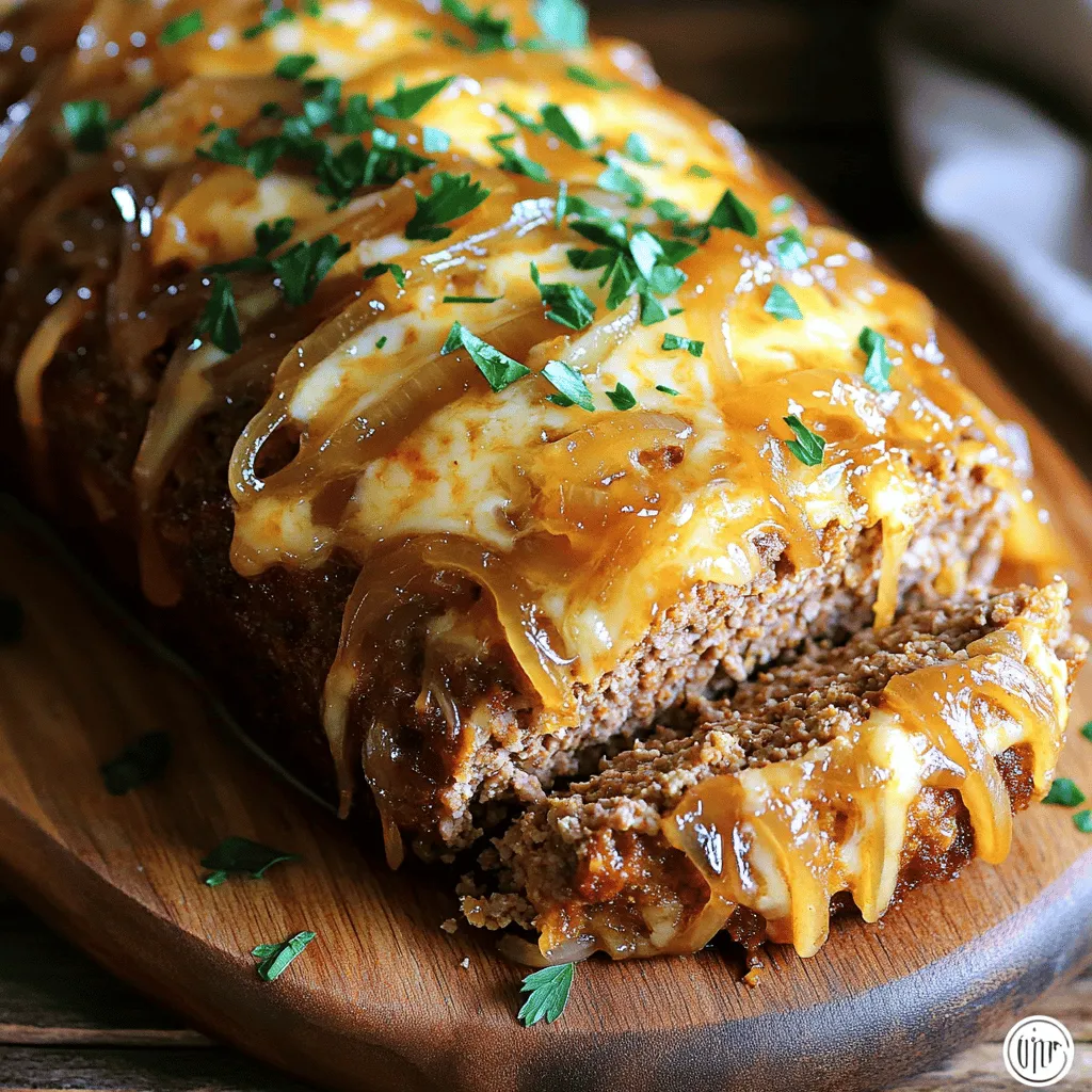 Crockpot French Onion Meatloaf Rezept Einfach und Lecker
