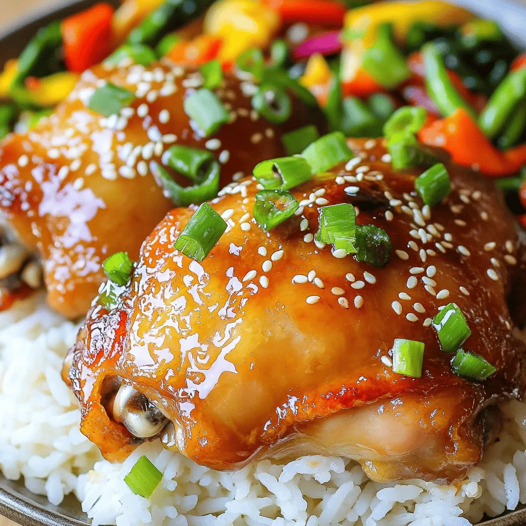 Honig Knoblauch Hähnchen Einfaches und leckeres Gericht