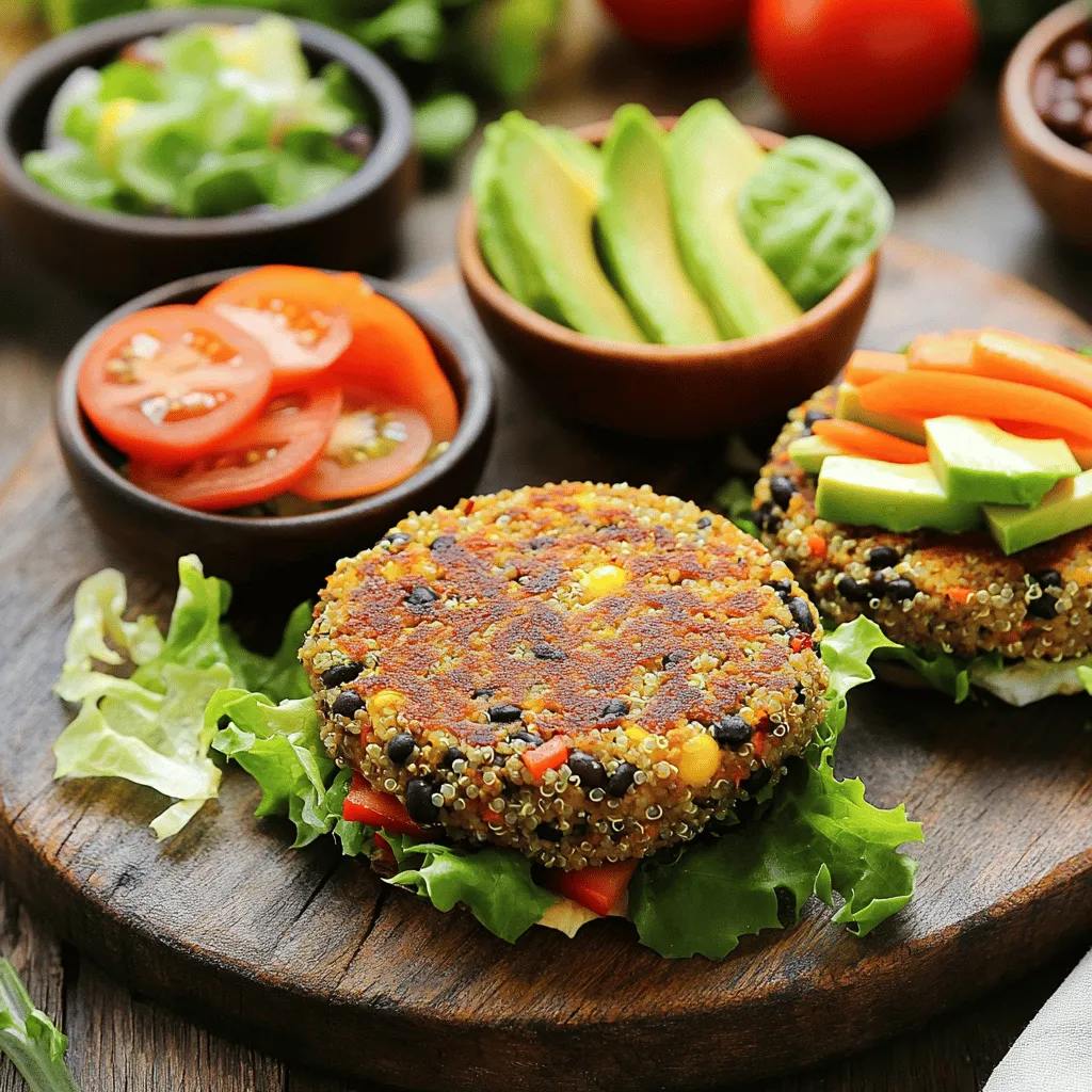 Homemade Veggie Burger Patties Einfach und Lecker