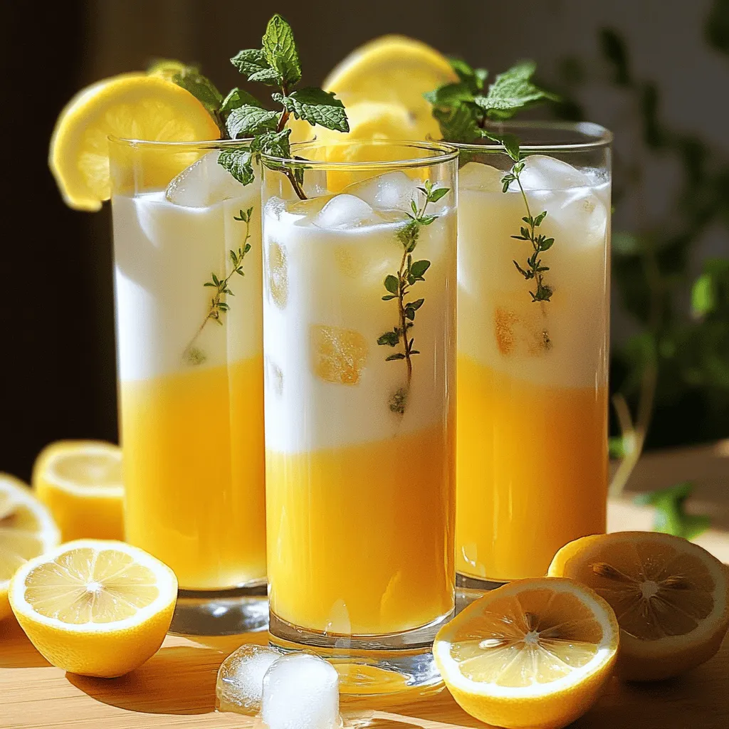 Kondensmilch-Limonade ist einfach und schnell zuzubereiten. Sie hat einen leckeren, süßen Geschmack und ist perfekt für heiße Tage. Lass uns die Schritte anschauen.