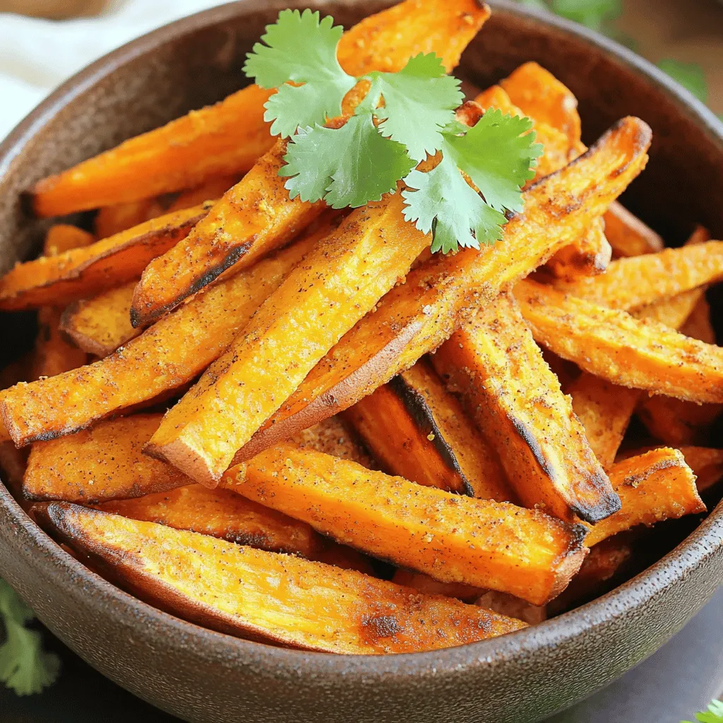 Air Fryer Sweet Potato Fries Gesunde und Leckere Pommes