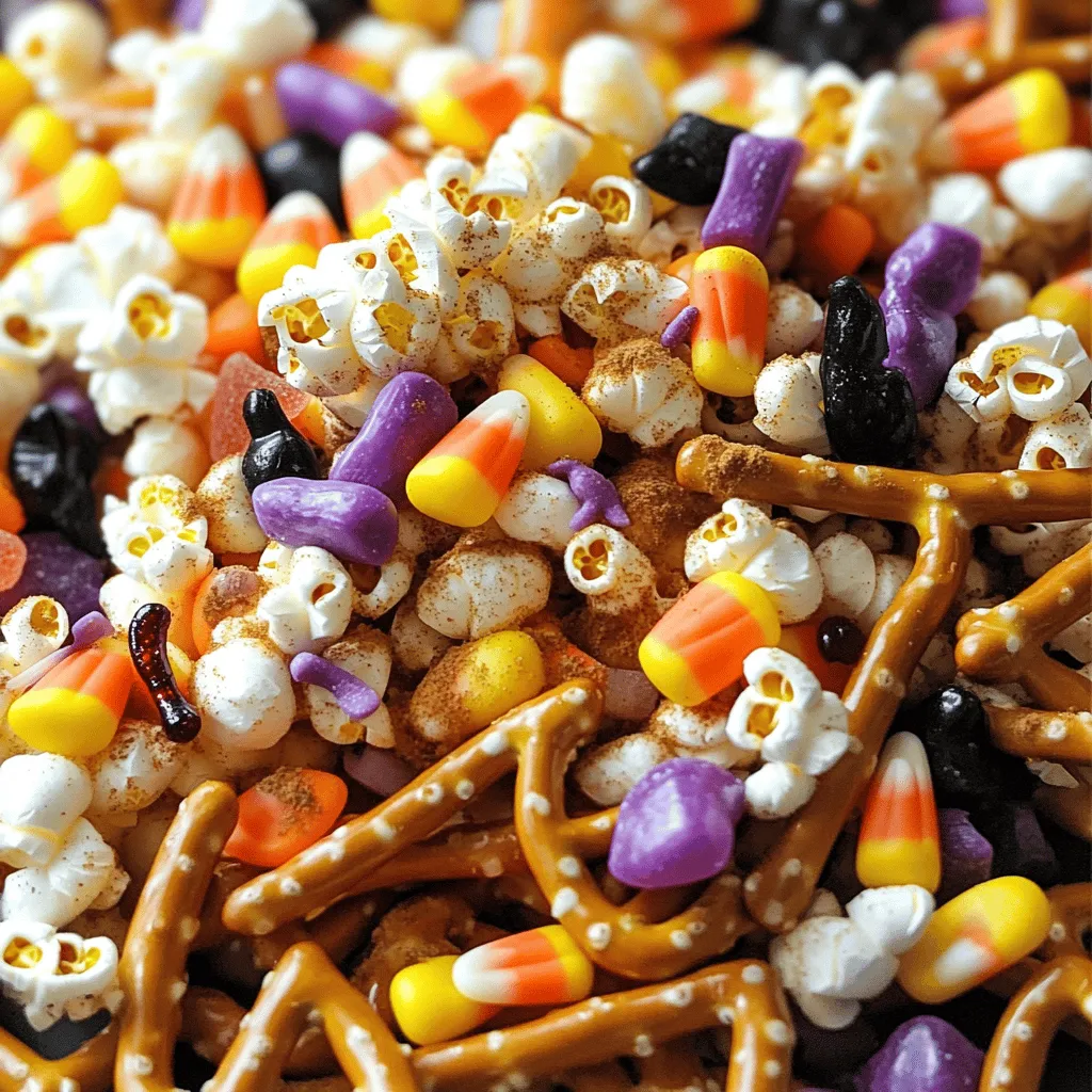 Halloween Snack Mix Lecker für die Gruselzeit