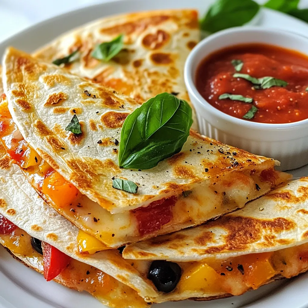 Pizza Quesadillas Leckerer Genuss für jeden Anlass