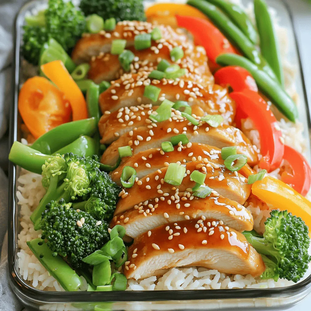 Einfache Teriyaki Chicken Meal Prep für jeden Tag