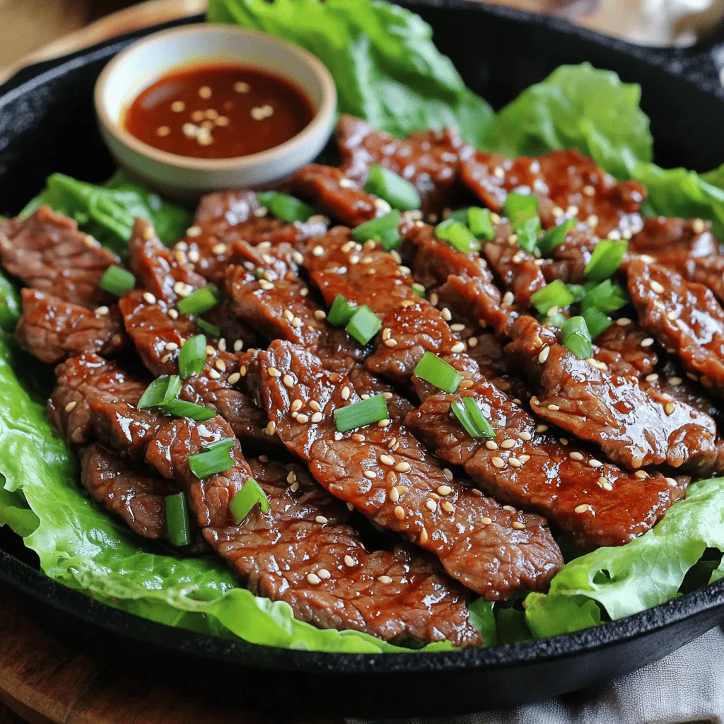 Spicy Korean Beef Bulgogi Köstliches und Einfaches Rezept