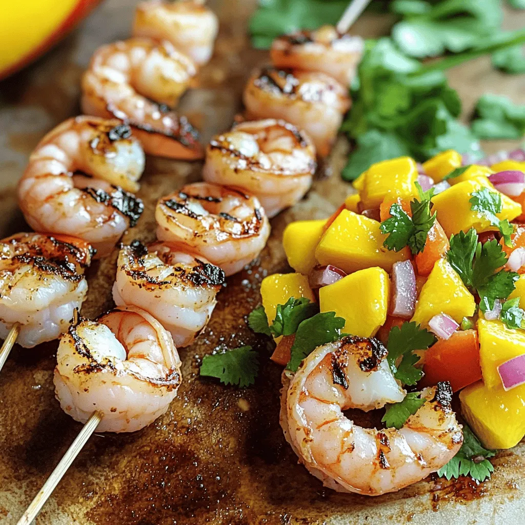 Grilled Shrimp Skewers Einfach und Lecker Zubereiten