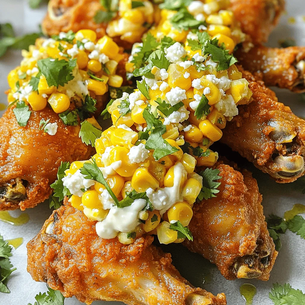 Köstliche Air Fryer Street Corn Wings Einfach zubereiten