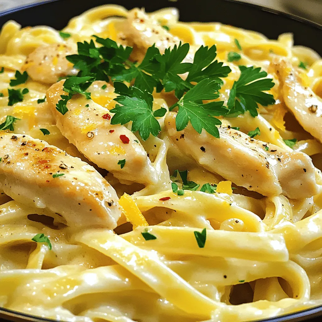 Knoblauchbutter Hühnchen Pasta Einfache und leckere Mahlzeit