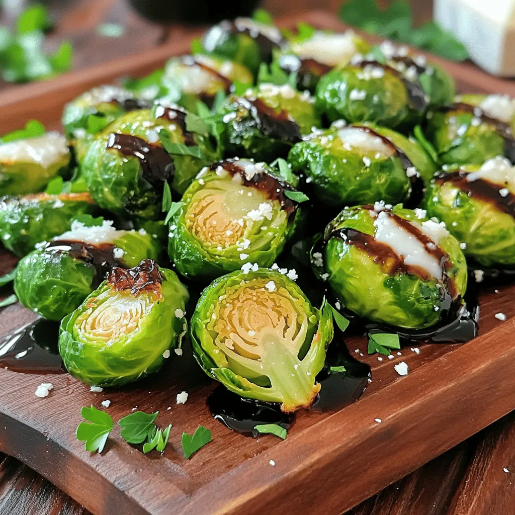 Balsamic Glazed Brussels Sprouts Lecker und Einfach