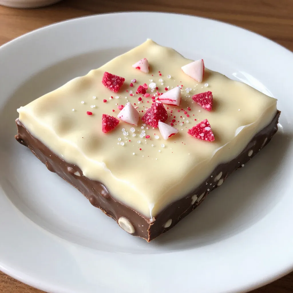 Klassische Pfefferminzschokolade Köstlicher Genuss