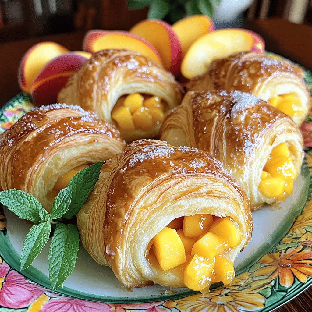 Pfirsich-Pie-Cruffins Einfaches und Leckeres Rezept