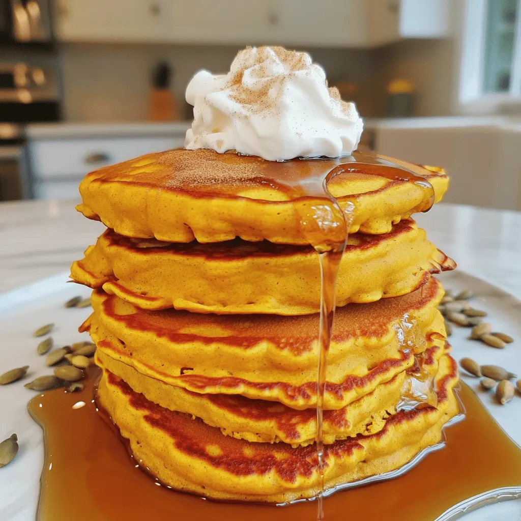 Kürbis-Hüttenkäse-Pfannkuchen leckere Rezeptidee