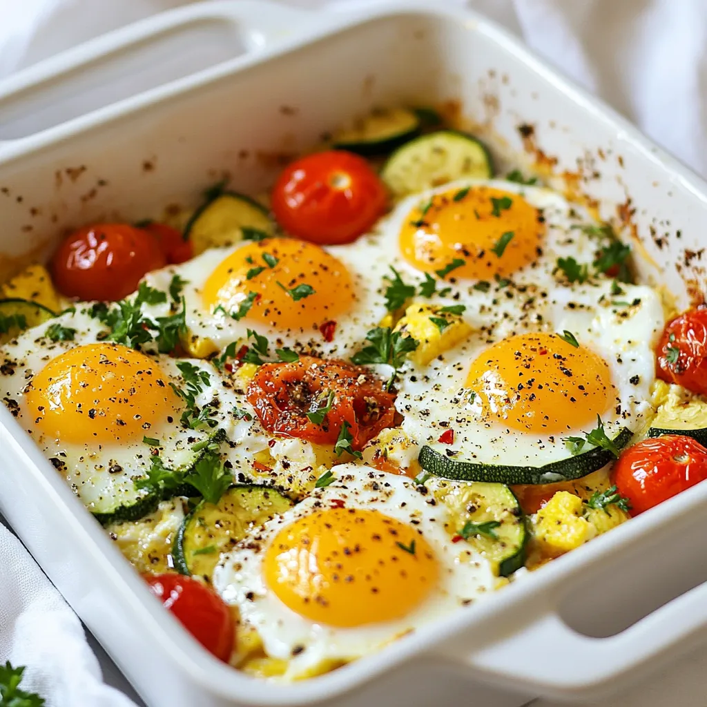Mediterranean Baked Feta Eggs Einfache und Schrittweise