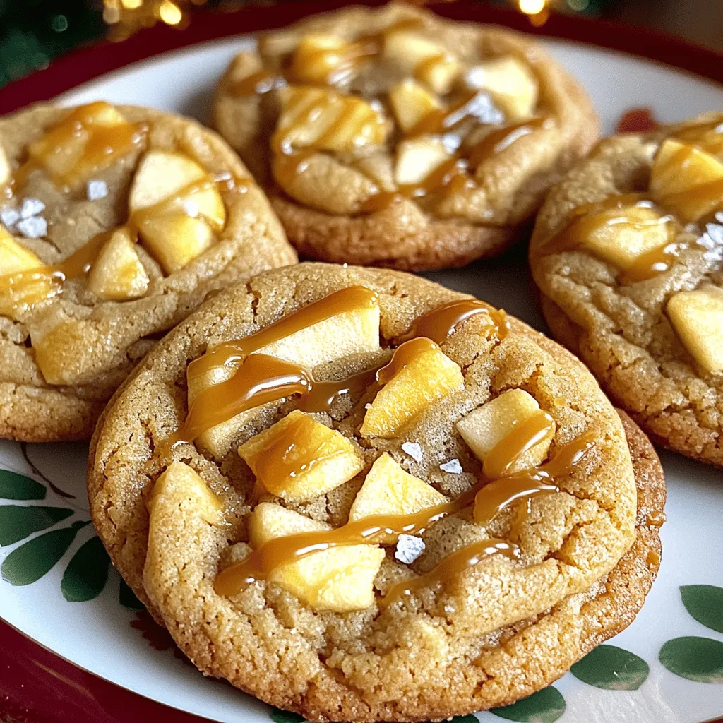 Karamell-Apfel-Kekse Crumbl Copycat Einfach und Lecker