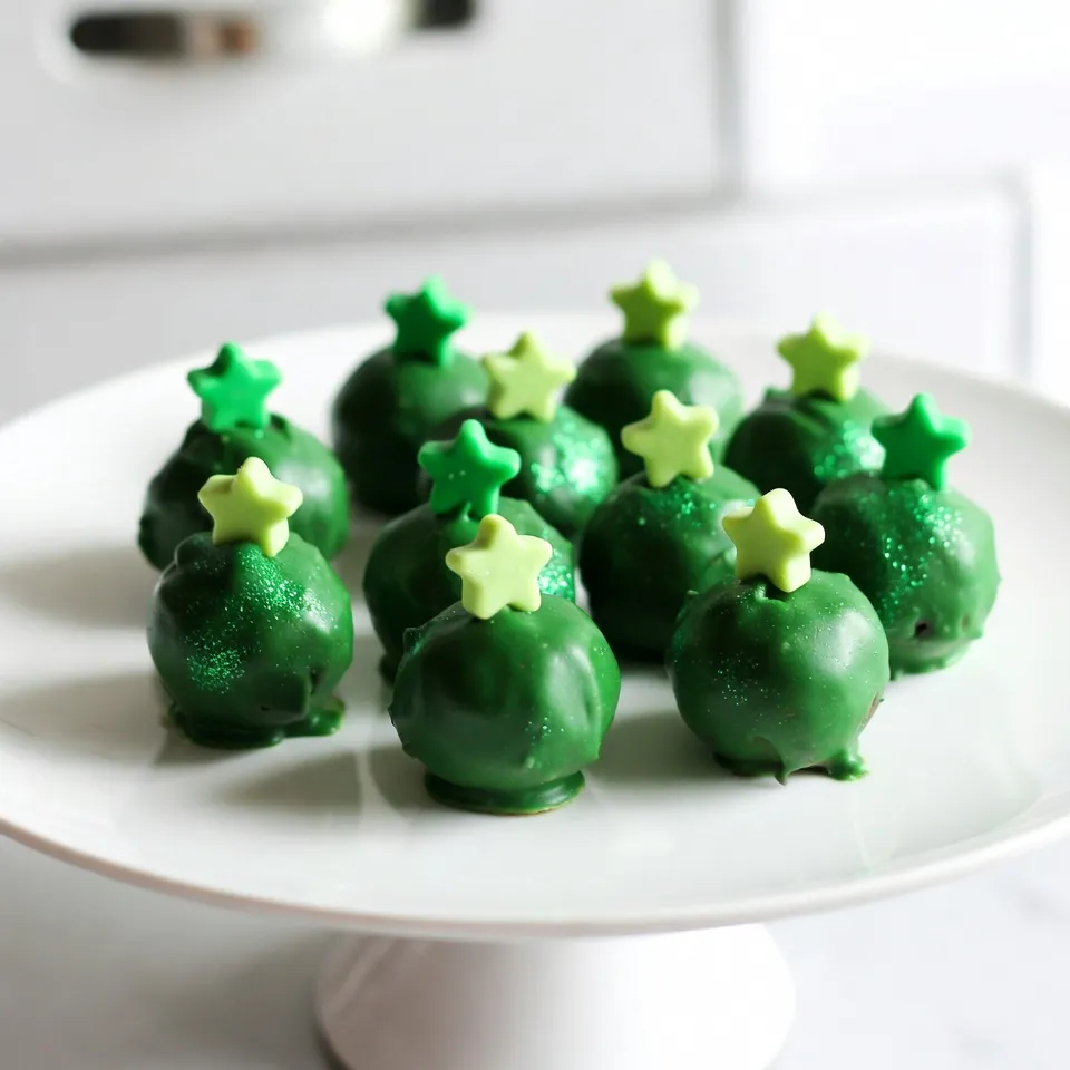 Weihnachtsbaum Kuchenbällchen Leckere Festtagsleckerei