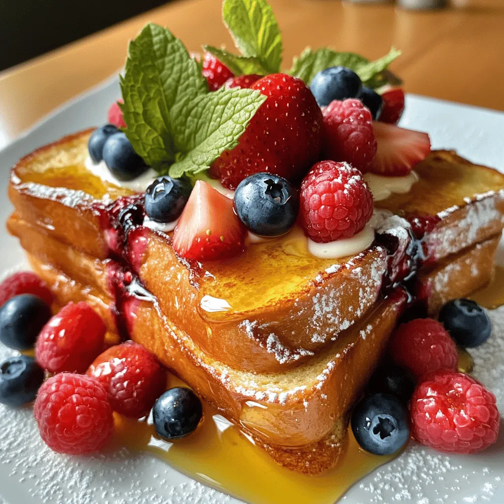 Klassischer French Toast mit Beeren Lecker und Einfachem