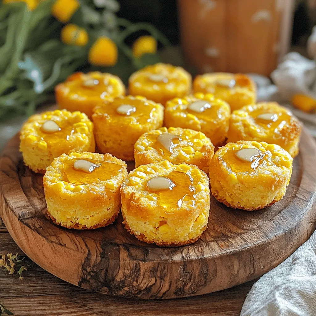 Honey Butter Cornbread Poppers Leckeres und Einfaches Rezept