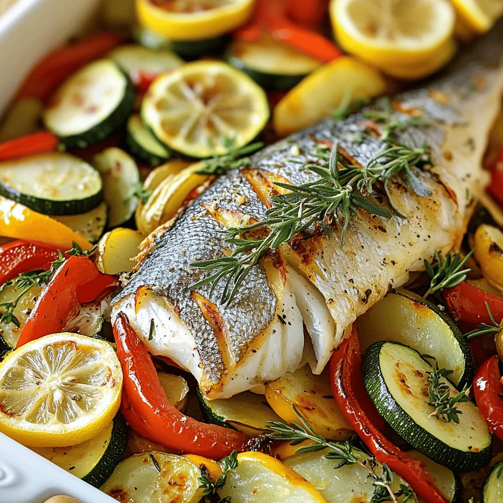 Ofen-Dorade mit Gemüse köstlich und gesund zubereiten