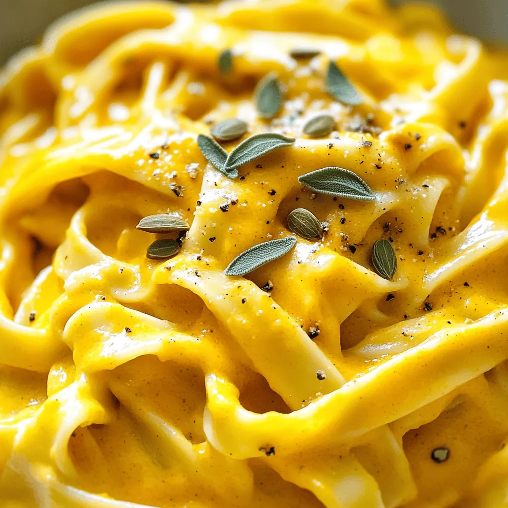 Creamy Pumpkin Sage Pasta Sahniger Genuss für dich