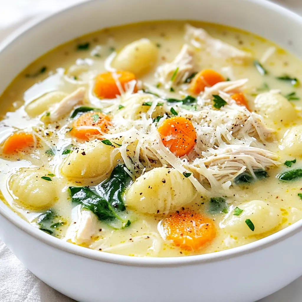 Olive Garden Copycat Chicken Gnocchi Soup Einfach Kochen