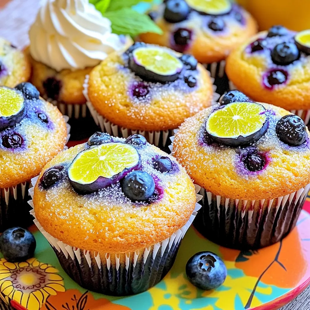 Saftige Lemon Blueberry Muffins für jeden Anlass