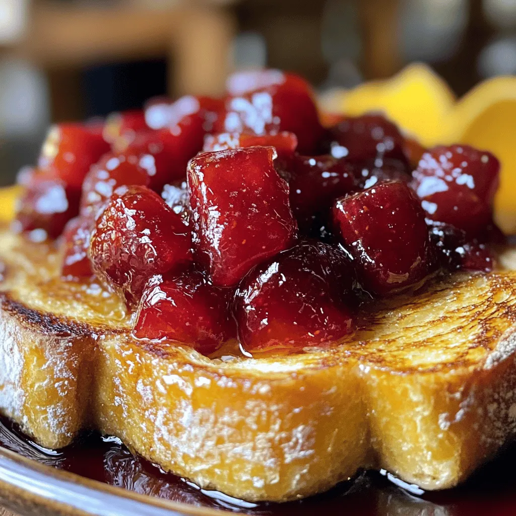 Französischer Toast mit Beerenkompott Köstliche Anleitung