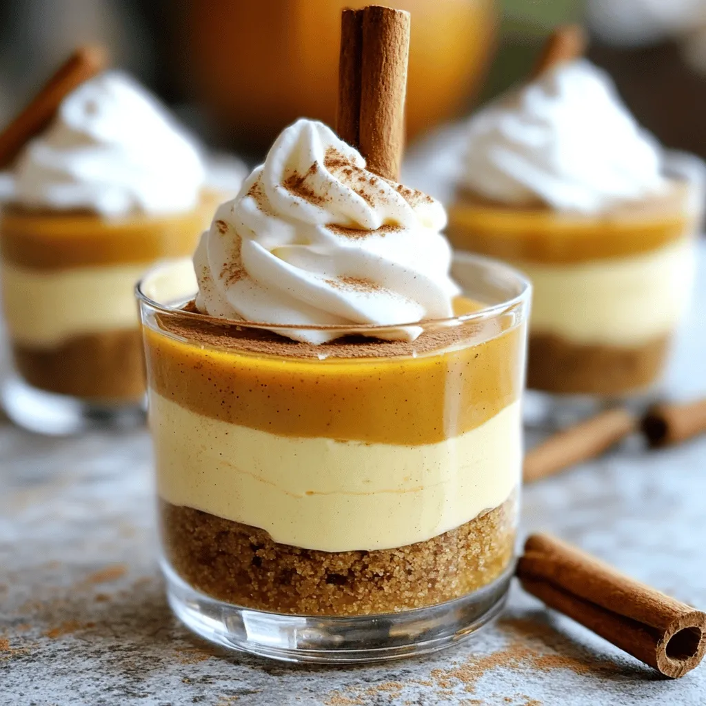 No-Bake Pumpkin Cheesecake Cups Einfach zubereiten