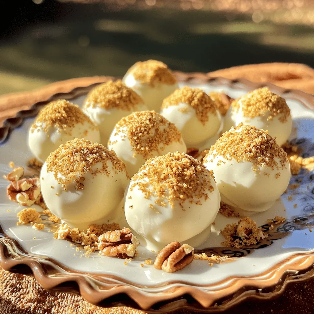 Kürbis-Käsekuchen-Trüffel tolle süße Leckerei