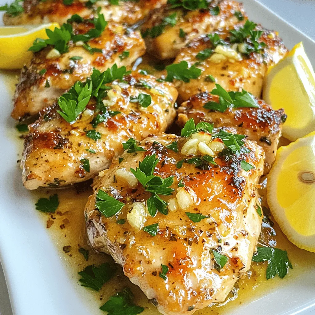 Knoblauchbutter-Hühnchen Einfaches und Herzhaftes Gericht
