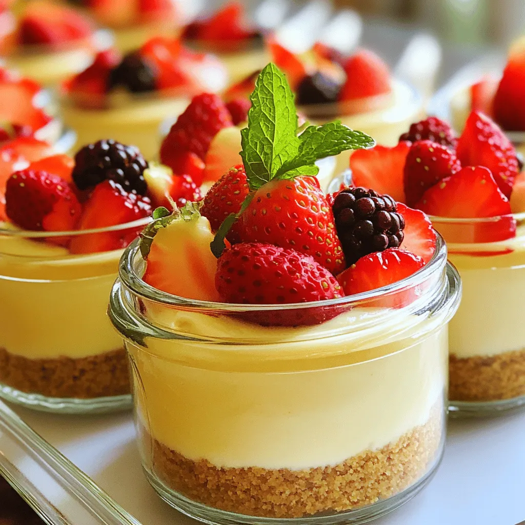 No-Bake Cheesecake Cups Einfaches und schnelles Dessert