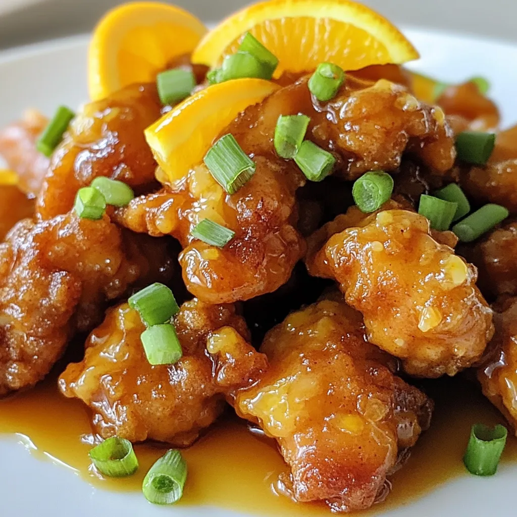 Panda Express Orange Chicken Copycat Einfach und Lecker
