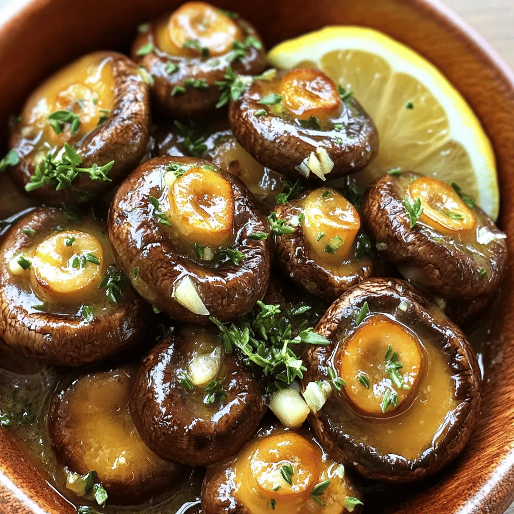 Browned Butter Garlic Thyme Mushrooms Herzhaftes Rezept