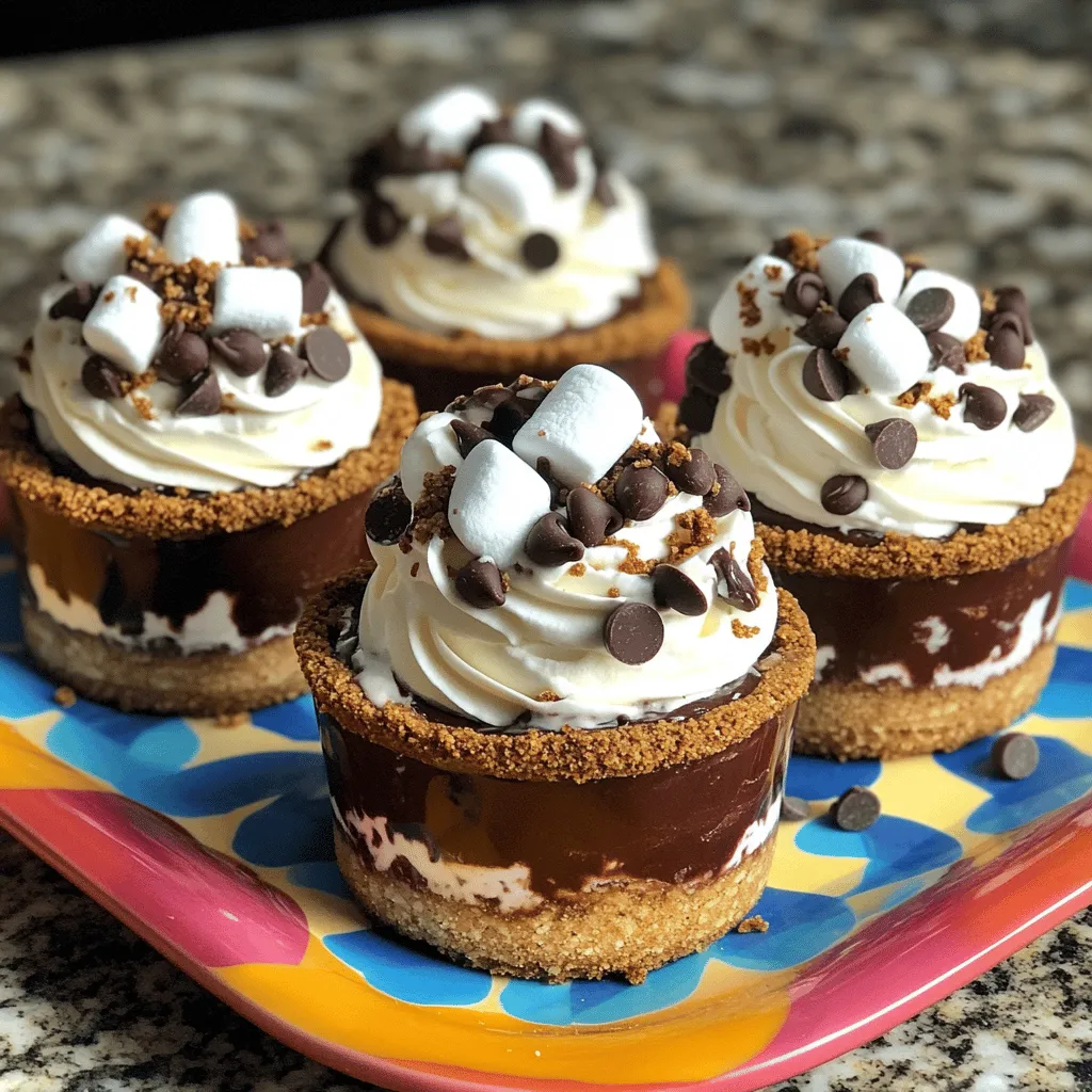 Frosty S&#8217;more Cups Leckere und Erfrischende Nachspeise