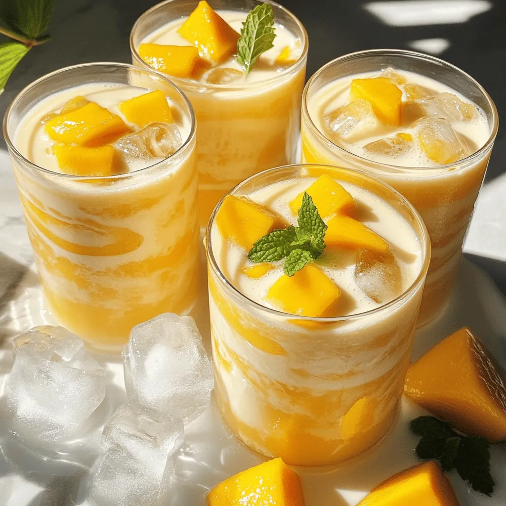 Korean Mango Milk Einfach und Erfrischend Zubereiten