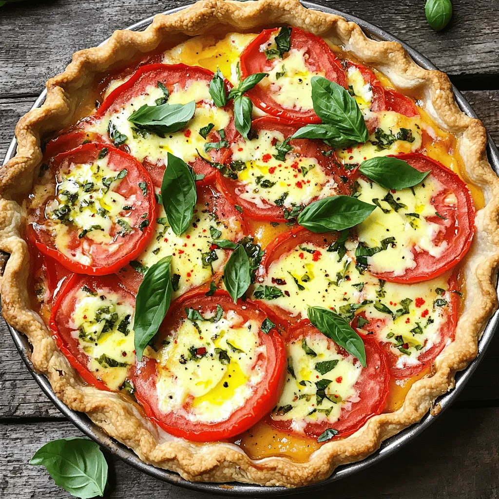Klassischer Tomato Pie mit frischen Tomaten genießen