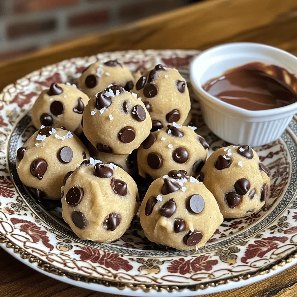 Schokoladenkeks-Teigbällchen einfache und köstliche Snacks