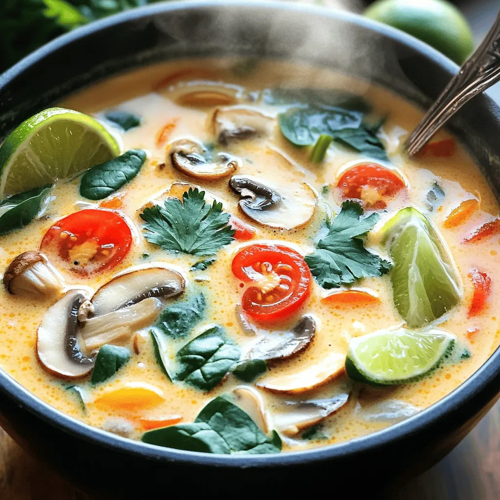 Thai Coconut Soup Schnelle und köstliche Variante