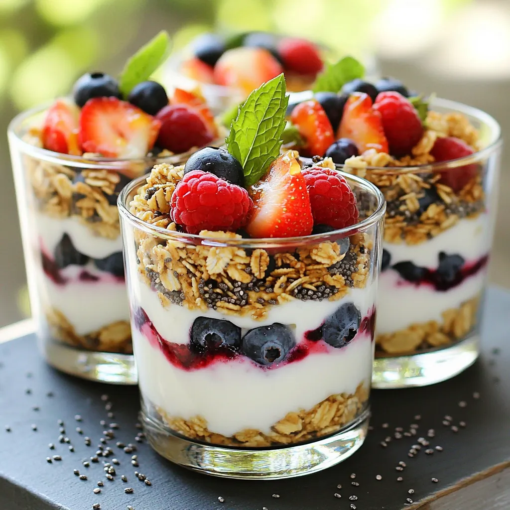 Minute High-Protein Greek Yogurt Parfaits Schnell und Nahrhaft