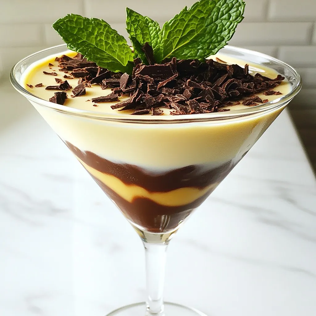 Baileys Mint Martini Köstlicher Cocktail Genuss