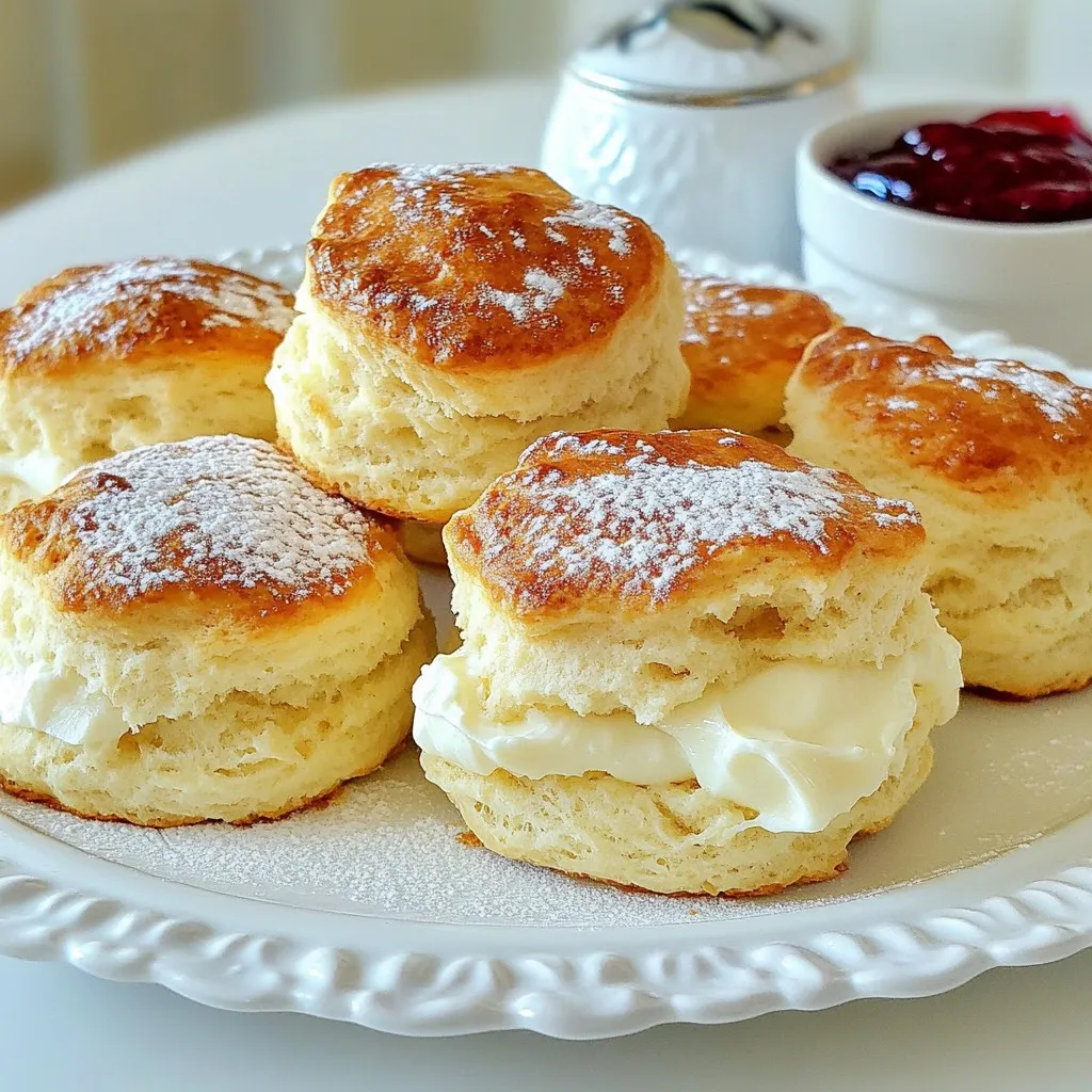 Einfache Plain Scones Schnell und Lecker Backen