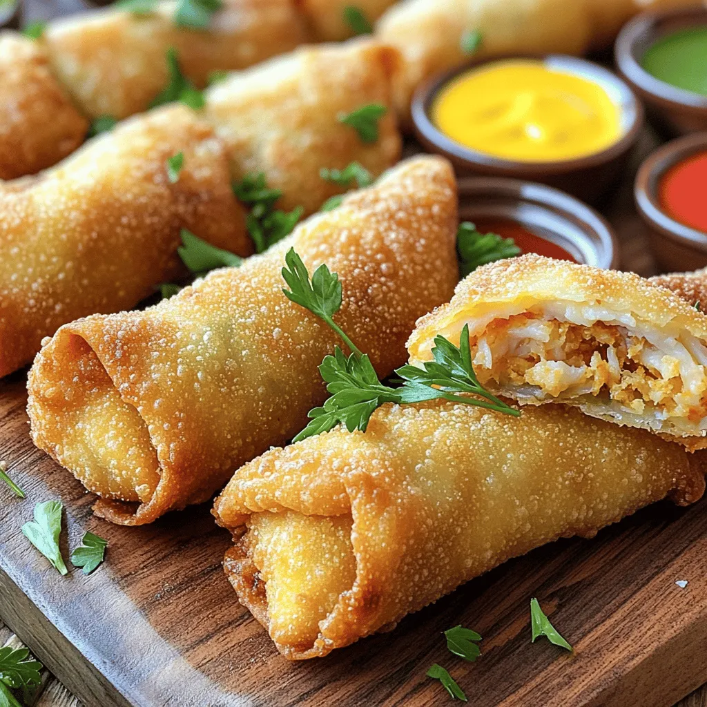 Krabbenkuchen Egg Rolls Knusprig und Lecker Snack