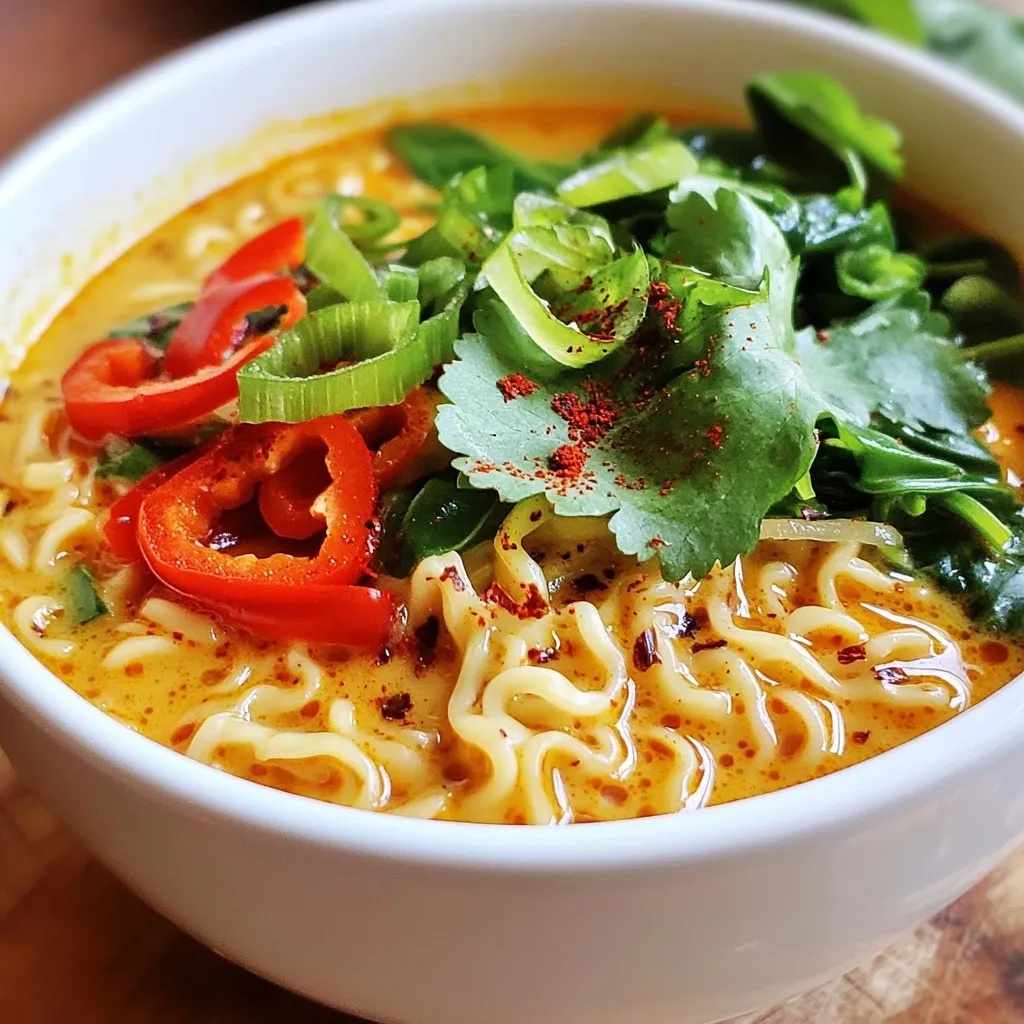 Spicy Coconut Curry Ramen Schnelle und leckere Idee