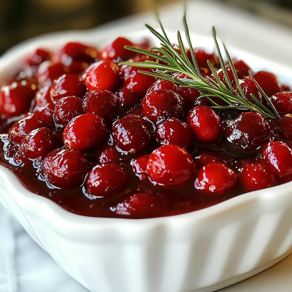 Smoky Bourbon Cranberry Glaze Einfach und Effektiv